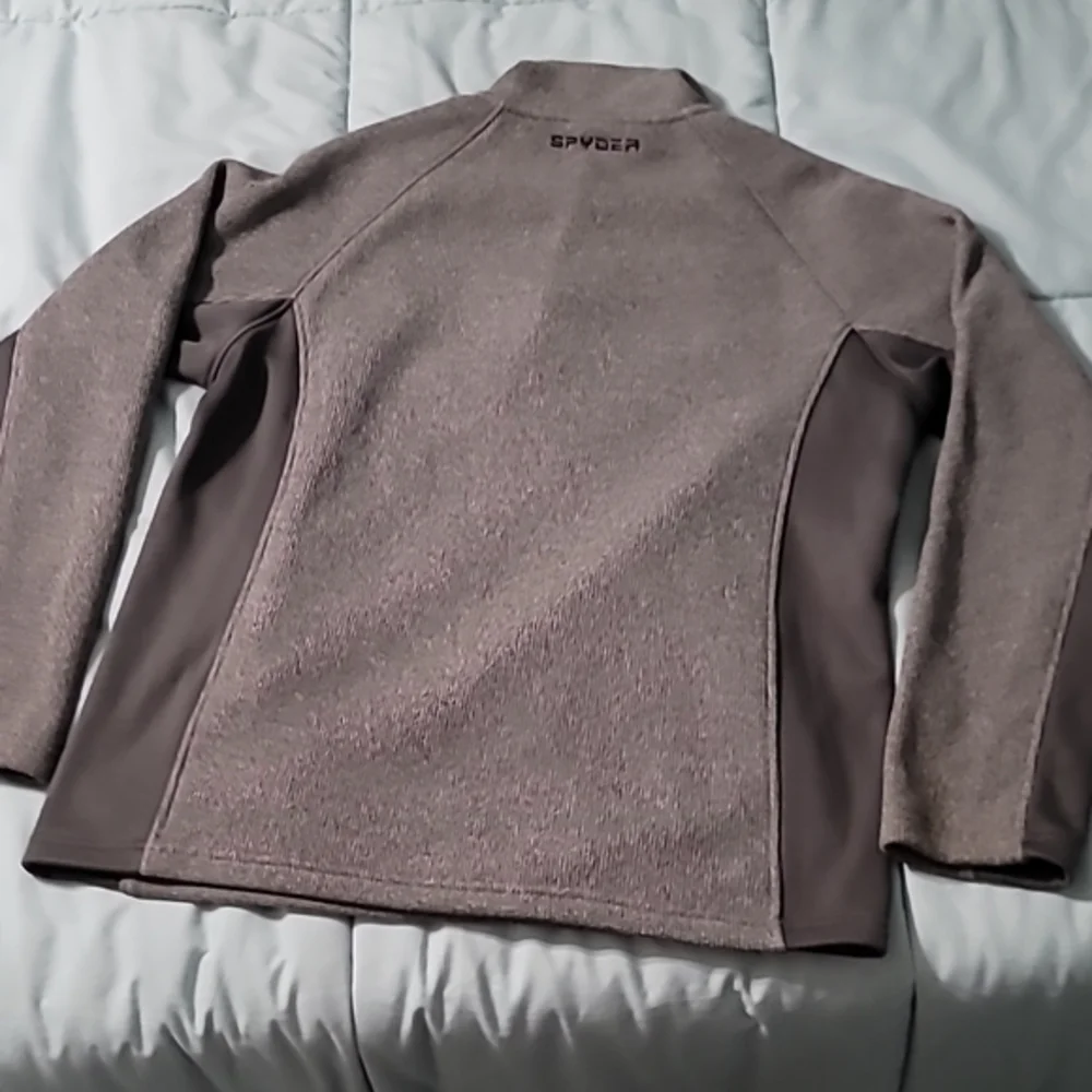 Spyder Boundless 1/4‎ Zip Pullover Grey Jacket Men's L NWOT Condition